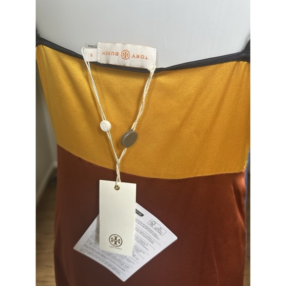 TORY BURCH SASHA LUXURY SILK MAXI DRESS , SIZE 8/RETAIL $798 - Picture 7 of 9